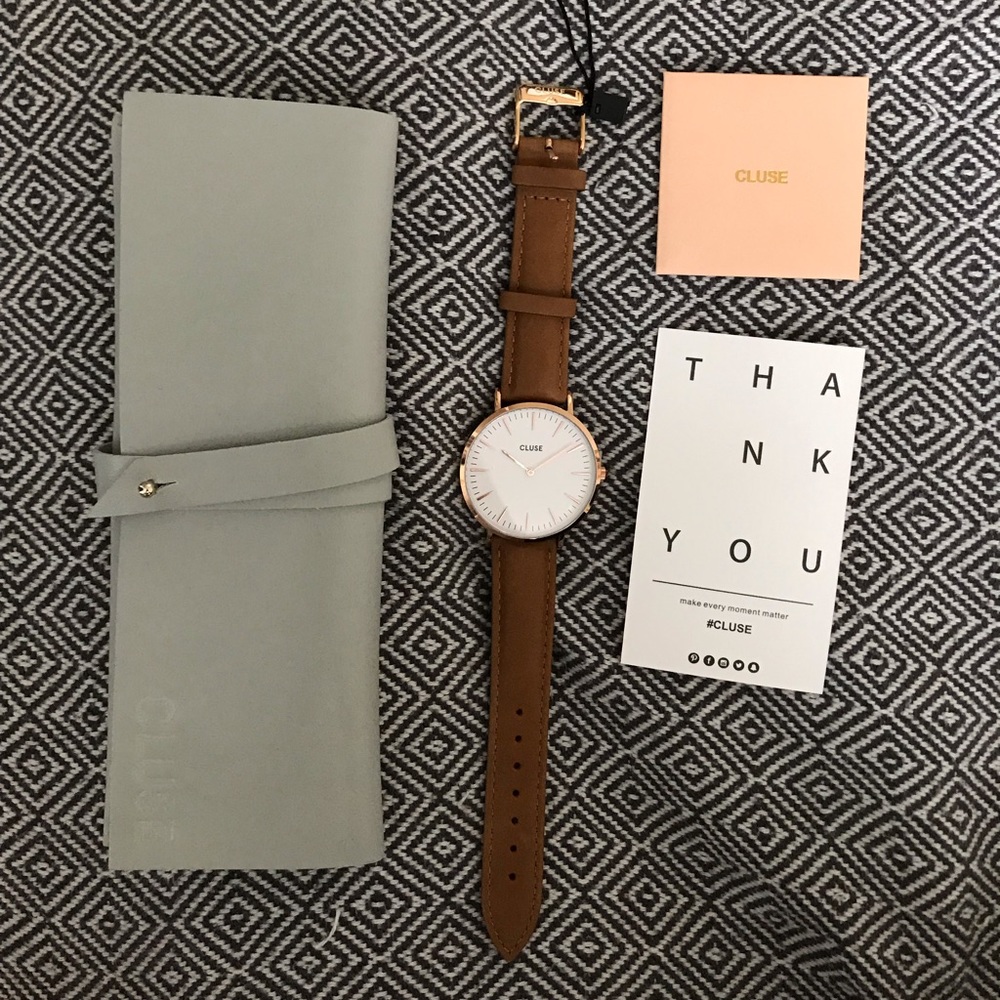 Cluse LaBohème Watch brown gold